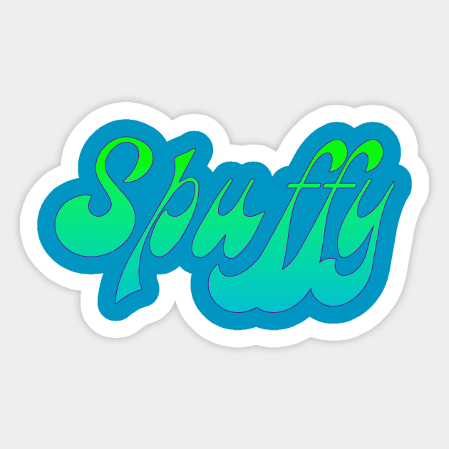 Spuffy (dark outline) Sticker by bengman